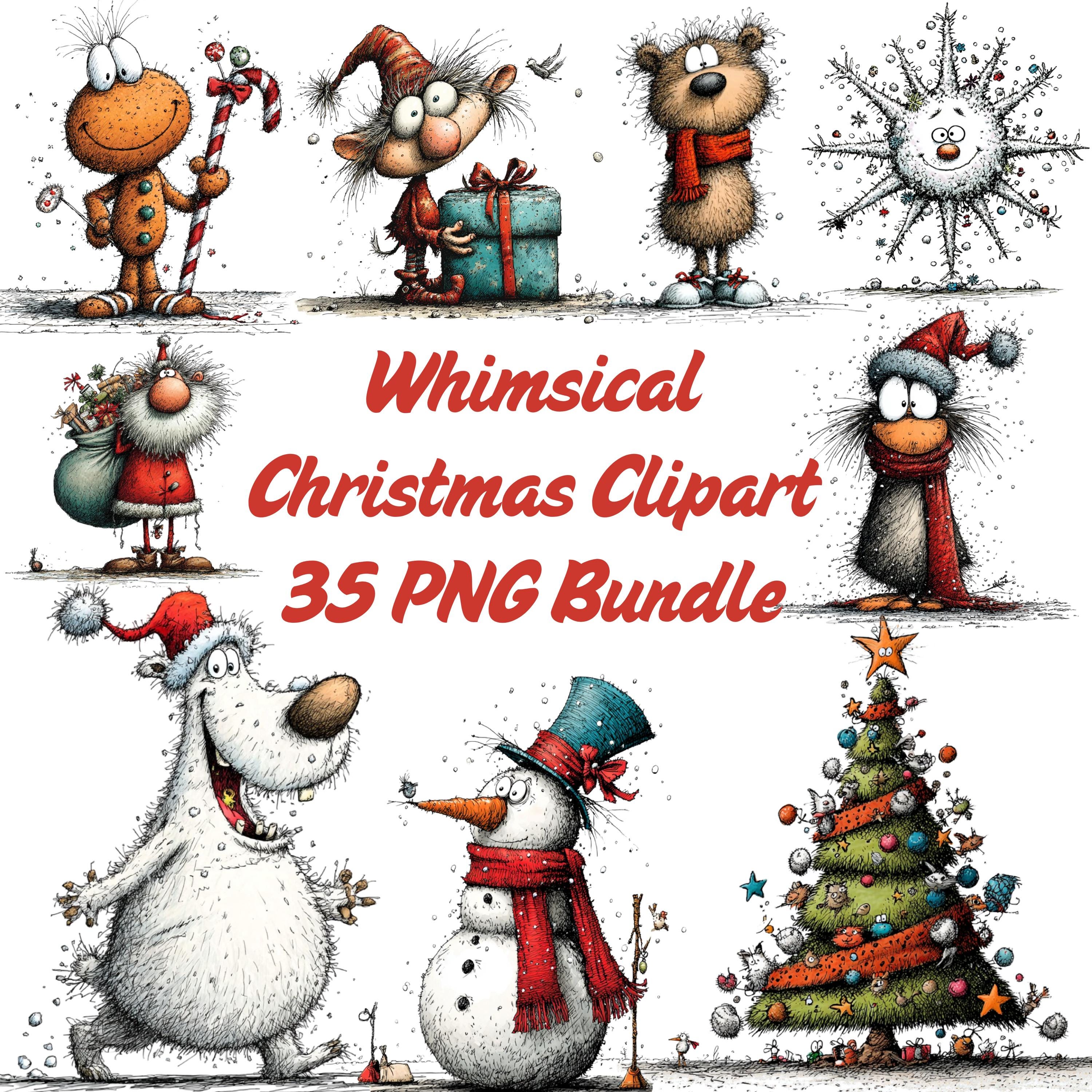 Divertido png navidad - Etsy México, image size:3000x3000