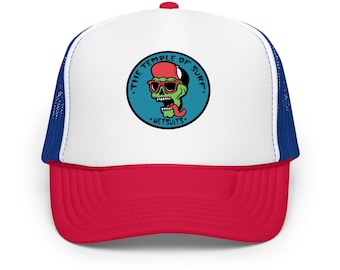 Surf Foam Trucker Hat – Snapback Beach Hat for Surfers, Coastal Streetwear Cap, Gift for Ocean & Surf Culture Lovers