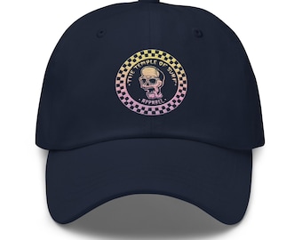 Surf Cap • Temple of Surf Hat • Embroidered Wave Logo Cap • Surfer Gift for Men & Women • Adjustable Cotton Coastal Lifestyle Hat