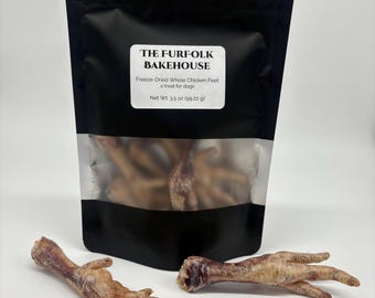 Freeze Dried Chicken Feet Dog Treats: Natural Dental Chew