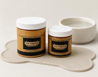 Dog Peanut Butter for Dogs, Natural Lick Mat Treat, Kong Filler, Training Treat, Enrichment Toy Spread, Healthy Dog Treat