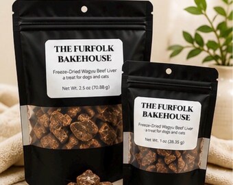 Freeze Dried Wagyu Beef Liver Dog Treats: Single Ingredient, High Protein