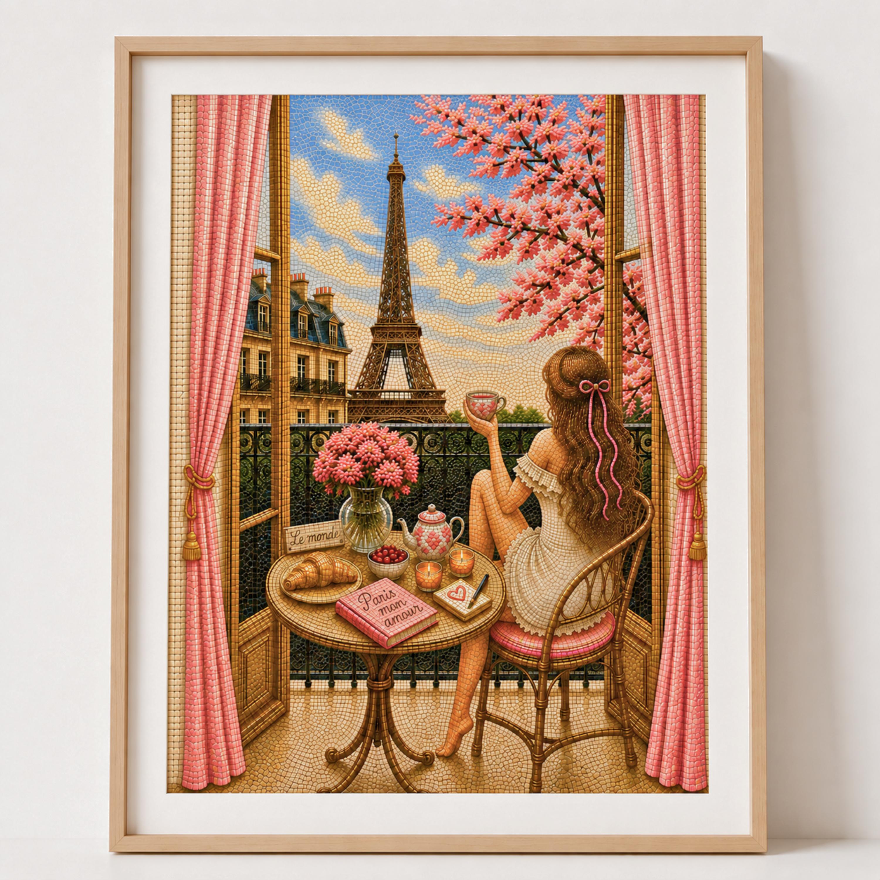 Paris Cafe Mosaic - Etsy