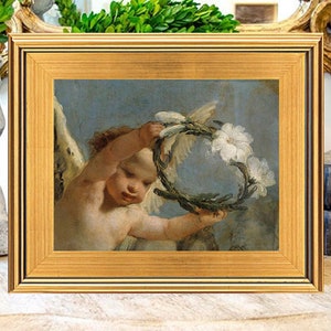 Gorgeous Angel Oil Painting Print on Canvas