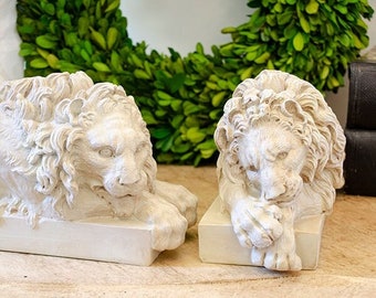 Pr Vatican Lion Statues, Large Size, Bookends