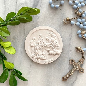 NEW! The Nativity Grand Tour Religious Intaglio, Plaster Casting