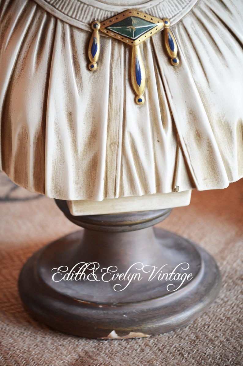 Vintage Daprato Blessed Mother Bust Statue Virgin Mary Etsy