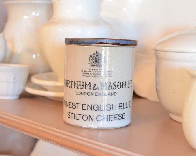Vintage English Fortnum and Mason Cheese Crock With Lid Etsy
