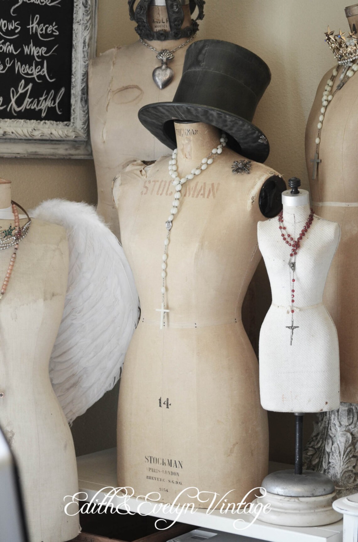 Antique PARIS Stockman Mannequin Dress Form French Stockman Etsy