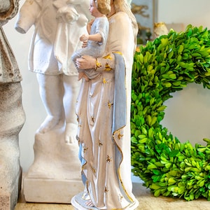 Mary Queen of Heaven, Our Lady of Victory Statue, Madonna with Christ Child image 9