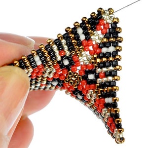 Beading Kit geometric Warped Square Arrow Drop Earrings and Variations ...