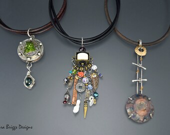 One-of-a-Kind Art Jewelry Necklaces