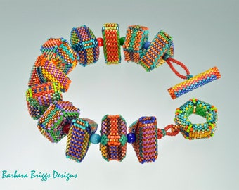 The "Carnival" Geometric Beaded Beads Bracelet