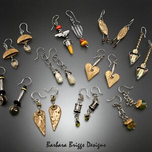 Einzigartige Kunst Schmuck Ohrringe