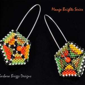 Tutorial for the Color Play Pentagon Geometric Drop Earrings image 4