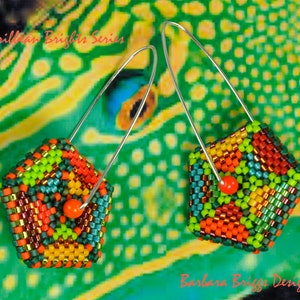 Tutorial for the Color Play Pentagon Geometric Drop Earrings image 8