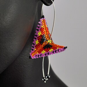 Tutorial for Color Play Warped Square Mixed Pattern Drop Earrings image 5