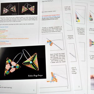 Tutorial for the &quot;Quadra Play&quot; Geometric Triangle Drop Earrings