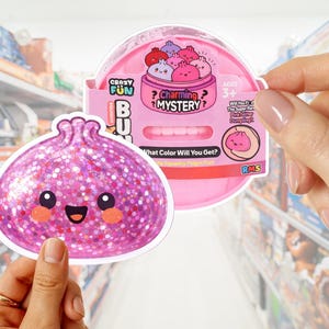 STICKER Mystery Dumpling STICKER Set | Charming Mystery | Crazy Fun | Squishy Bun |