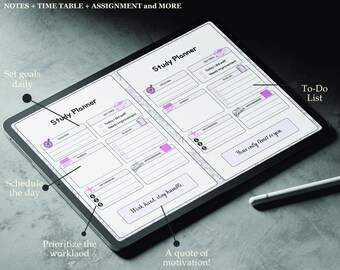 Agenda Estudantil 2026 | Organizador Acadêmico Minimalista (Download Digital)