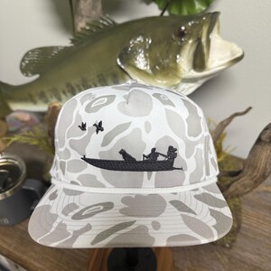 Boné Richardson Rope SnapBack, Adulto, Pato, Pato-real, Camuflado, Barco de Pato