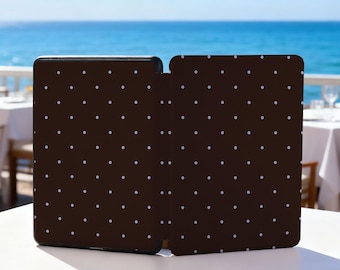 Brown Polka Dot Kindle Case, All New Kindle 12th Gen 2024 Case, Paperwhite 12th 7‘’ 11th 6.8‘’ 10th 6‘’ Cover, E-reader Protective Case