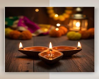 Diyas de argila artesanais | Lâmpadas de óleo de argila e cerâmica | Decoração de Diwali, Lembrancinhas de casamento | Luzes Pooja