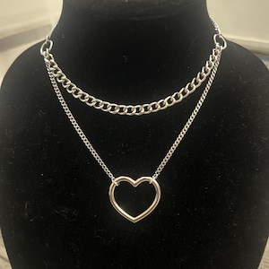 Steel Heart Chain Choker