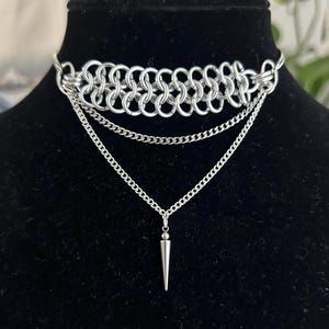 Chainmail Spike Choker