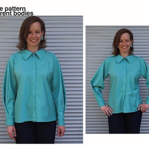 Origami Blouse — Full Access, Masterclass + Sewing Pattern – One Piece Gusset Construction Tutorial (Digital Download) image 15
