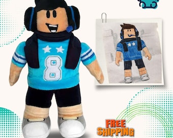 Custom Plush 20 cm (8 inch) Unique Handmade Plushie LiderPlush Stuffed Toy Personalized Gift for Kids Birthday Gift