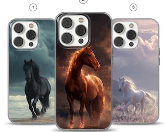 Coque équestre pour iPhone 16e, 17 Pro Max, 17 Air, Samsung S25 Edge, A16, Pixel 10, 9A