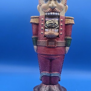 Vtg Nutcracker Resin 12”  Tall Figurine