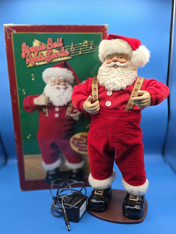 Buy Vintage Jingle Bell Rock Santa, a Collectible Animated Figure