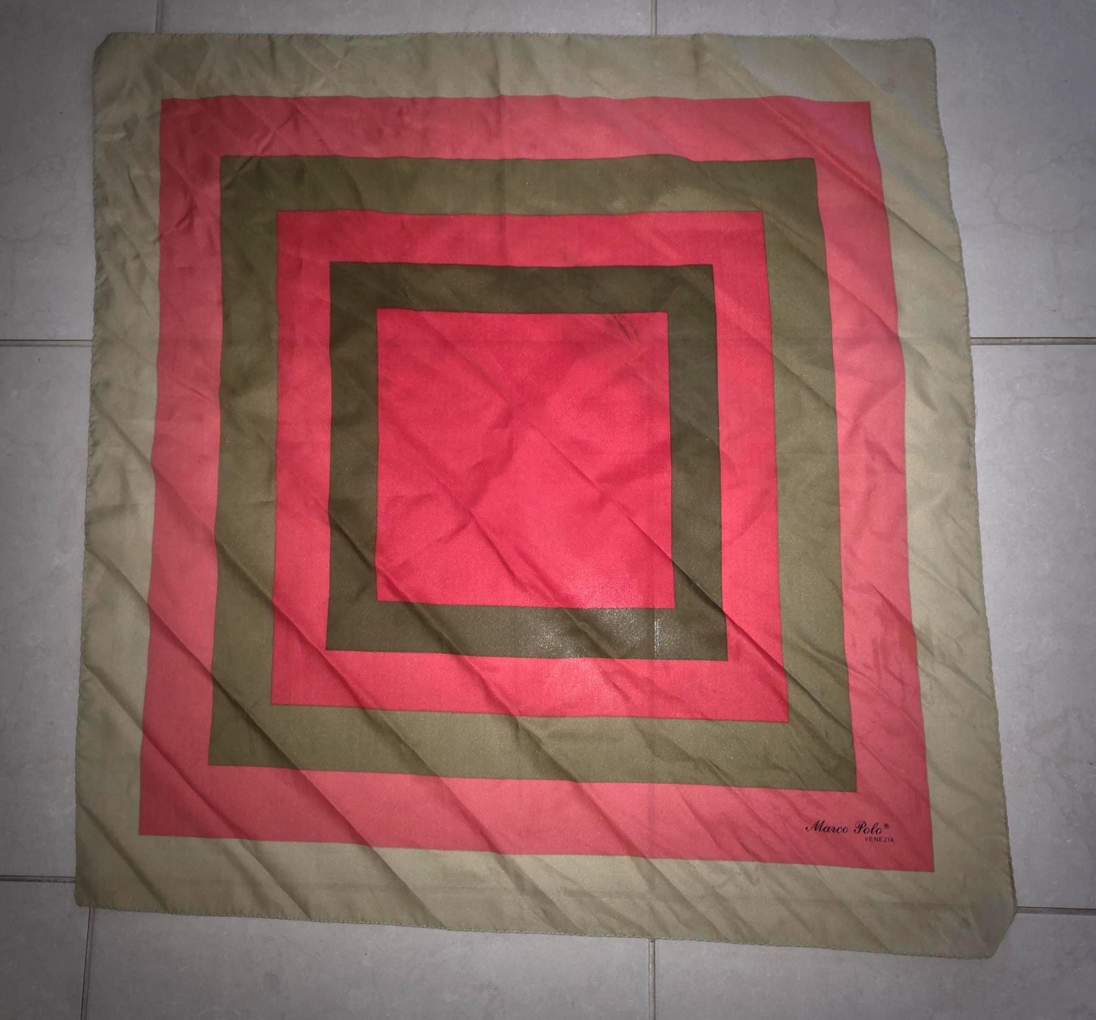 Vintage Marco Polo Scarf, Venezia Line.30×30 - Etsy