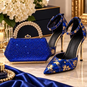 heels to match royal blue dress Sapphire 5SALE
