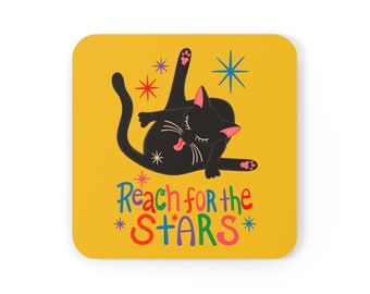 Cat Butt Coaster | Kitty Bum | Crazy Cat Lady Gift | Cat Theme Decor Cat Mom Gift | Pun Humor Funny Gag Gift for Animal Lovers | Cat Mom Pun