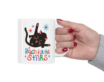 Cat Butt - Kitty Bum Mug | Crazy Cat Lady Gift | Cat Theme Decor Cat Mom Gift | Pun Humor Funny Gag Gift for Animal Lovers | Cat Mom Pun