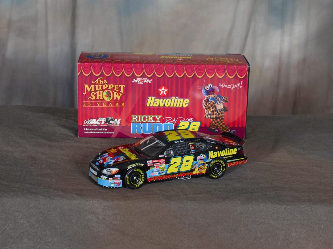 Ricky Rudd Muppets Ricky Rudd #28 Havoline Gonzo Muppet NASCAR Model Car - Etsy