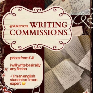 Writing Commissions image 1