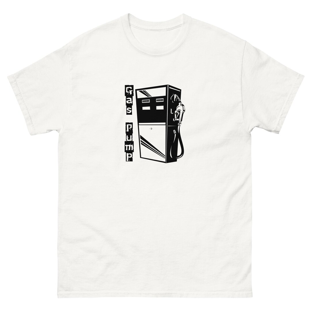 Gas Ronda Merchandise Gas Pump T-shirt | Funny Fuel Station Graphic Tee for Road Trippers and ...