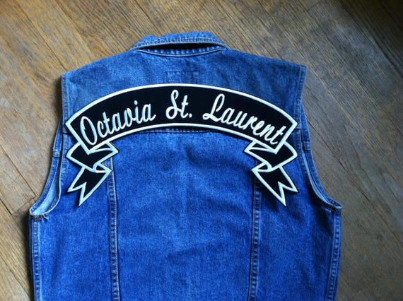 Embroidered Large Custom Banner Patch For Back Of Jackets Etsy