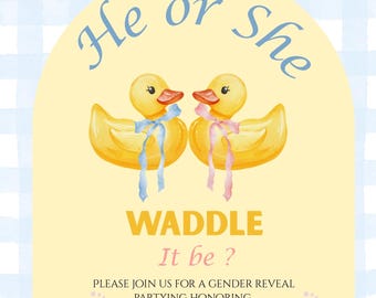 Ujawnienie płci kaczki – Waddle It Be?