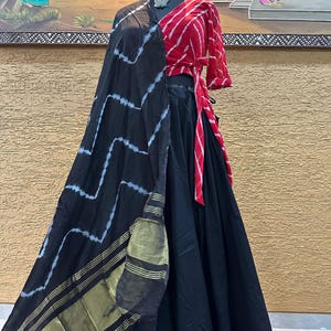 New Navratri Pure South Cotton Lehenga Choli Garba Dress Chaniya Choli Ghagra Choli Ready to Wear