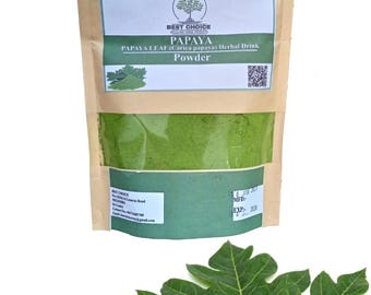 Organic Papaya Leaf Powder - Pure 100% Natural