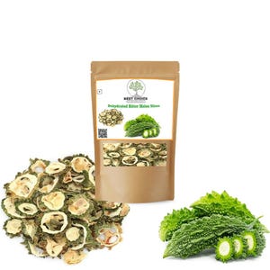 Torkade skivor av bittermelon | Naturligt Karela, örtte