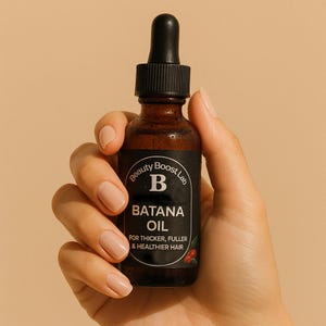 Pure Batana Oil – 100% Natural Hair & Skin Oil – Strengthens, Restores, Promotes Growth – Cold Pressed 60ml