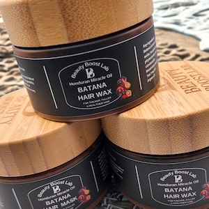 Batana Hair Wax Natural Styling and Nourishment Strong Hold Shine and Growth Support  from Beauty Boost Lab