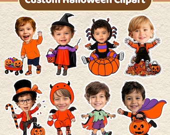 Halloween Kids Add Face Custom Spooky Kids Clipart Autumn Add Your Own Face Body Cutout Template Halloween School Bulletin Board Fall Decors