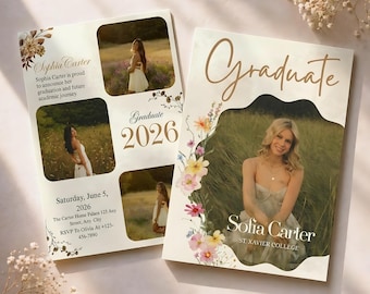 Graduation Announcement Template 2026